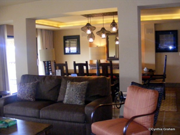 Grand Villa Living Room in Kidani Village